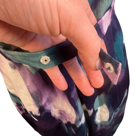 Elie Tahari Size 6 Elegant Multicolor Sleeveless Dress - Picture 7 of 12